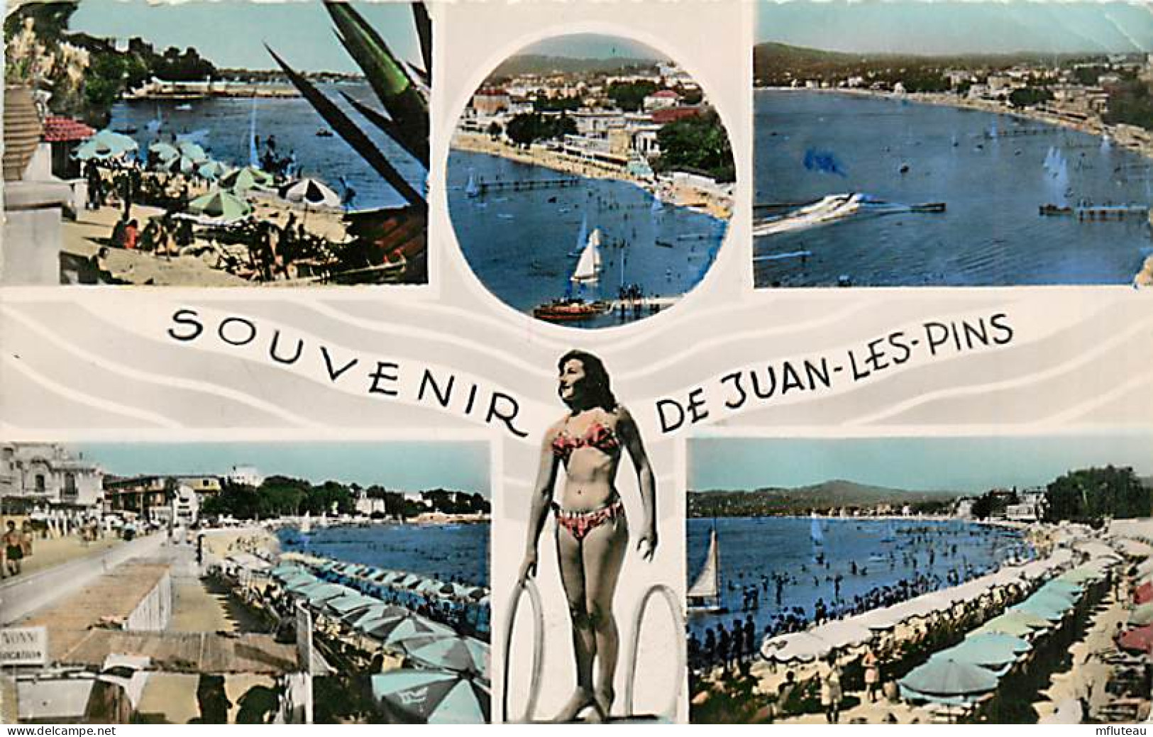 06* JUAN LES PINS  Multivues  (CPSM 9 X 14cm)    RL,0313 - Juan-les-Pins