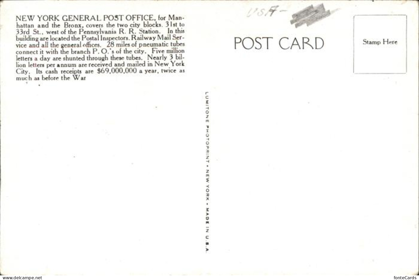 11491627 New_York_City General Post Office - Altri & Non Classificati