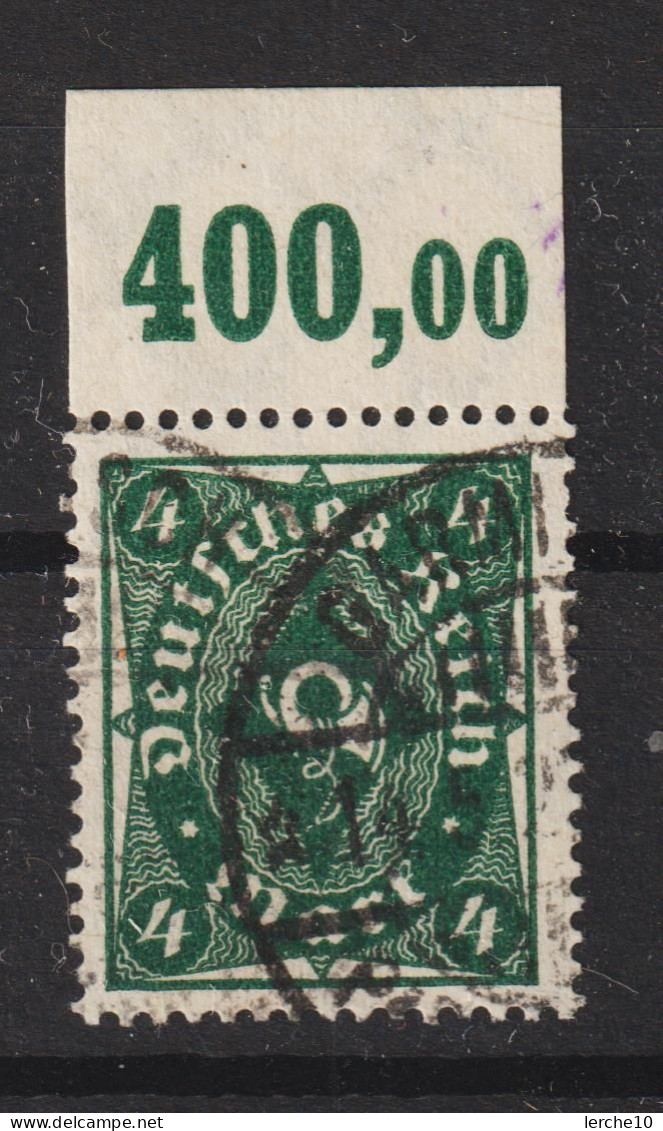 MiNr. 226 Oberrand Gestempelt, Geprüft  (0317) - Used Stamps
