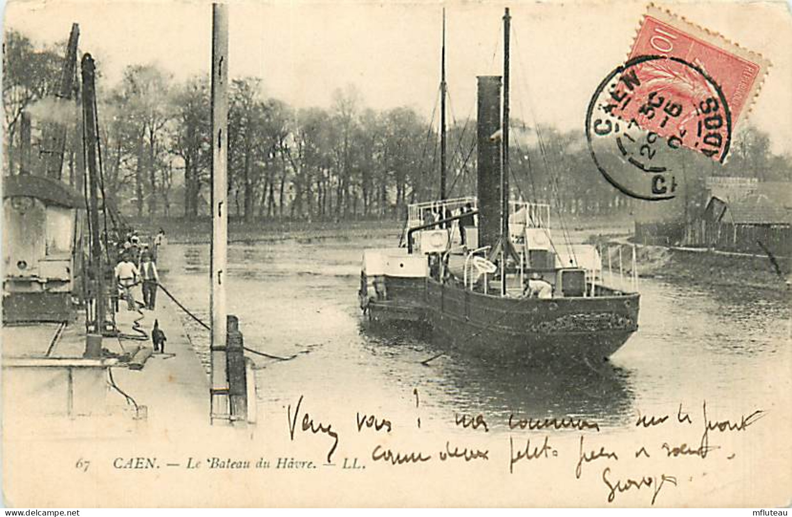 14* CAEN  La Bateau Du Havre    RL,1074 - Caen