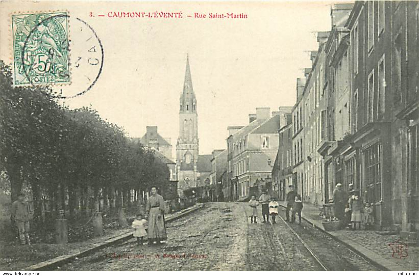 14* CAUMONT L EVENTE  Rue St Martin   RL,1027 - Autres & Non Classés