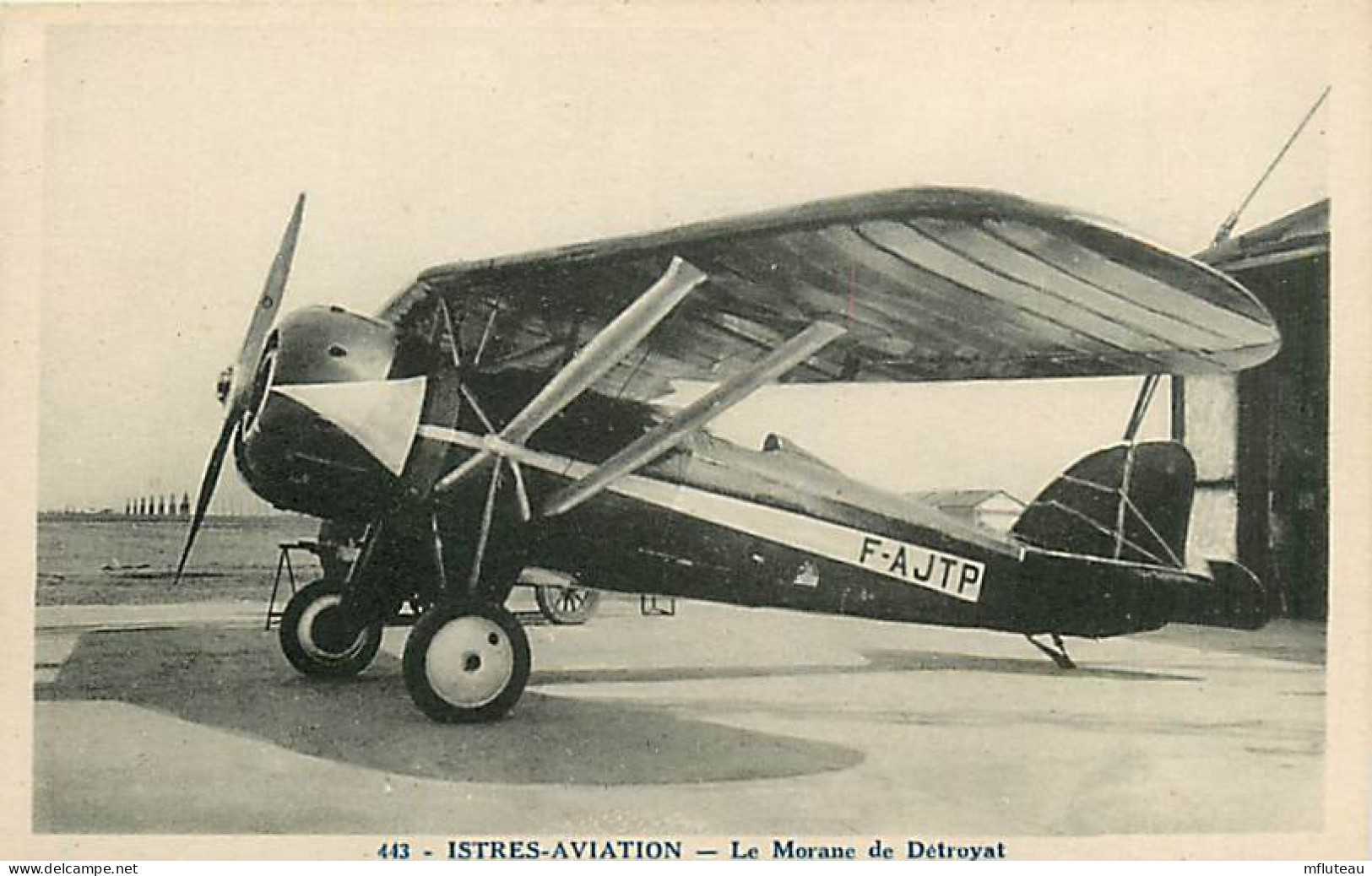 13* ISTRES AVIATION Morane De Detroyat    RL,0986 - Istres