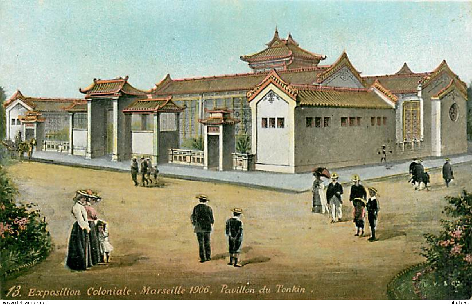 13* MARSEILLE Expo Coloniale  -palais Tonkin     RL,0906 - Non Classés