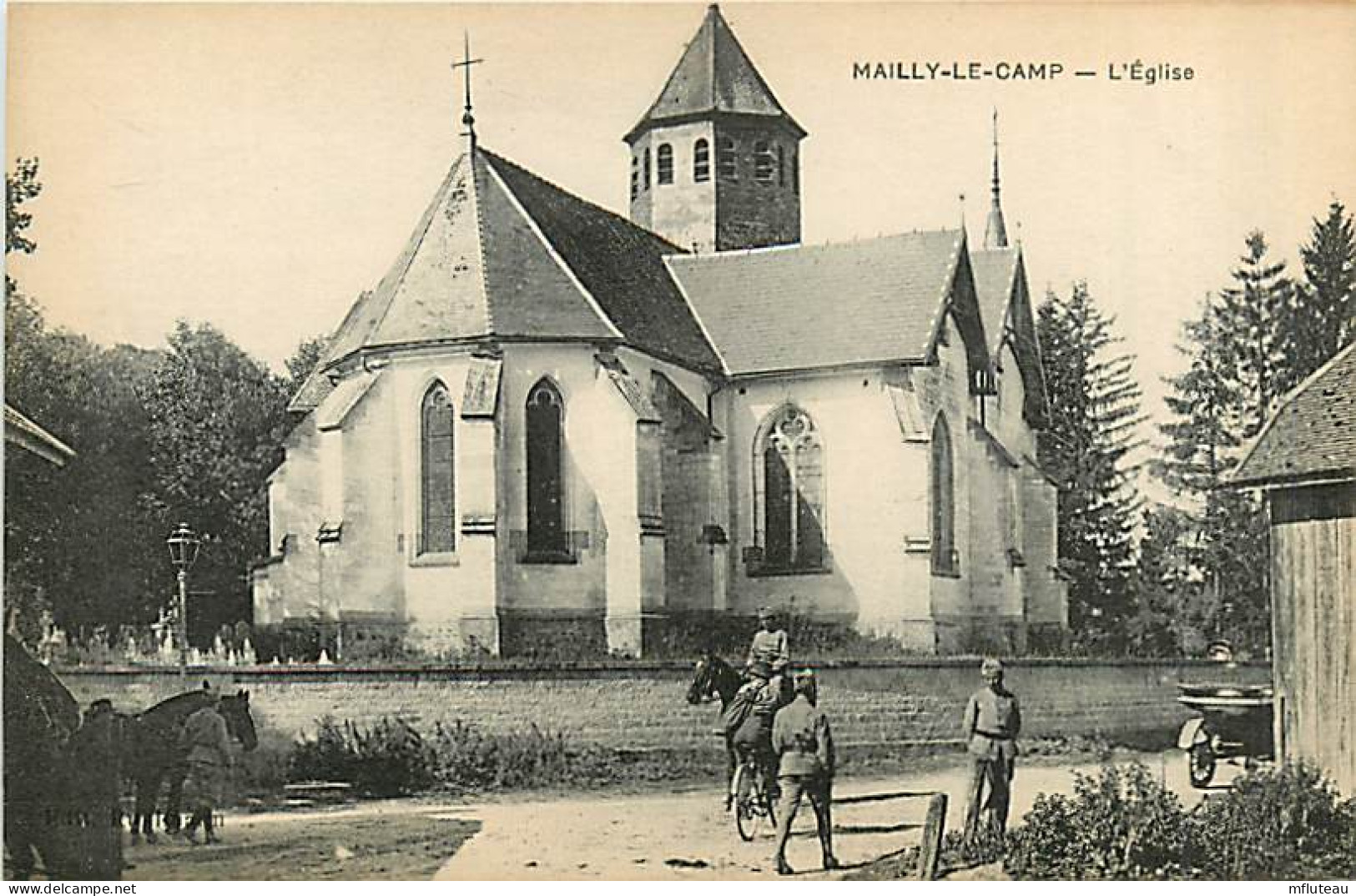 10* MAILLY LE CAMP Eglise   RL,0745 - Mailly-le-Camp