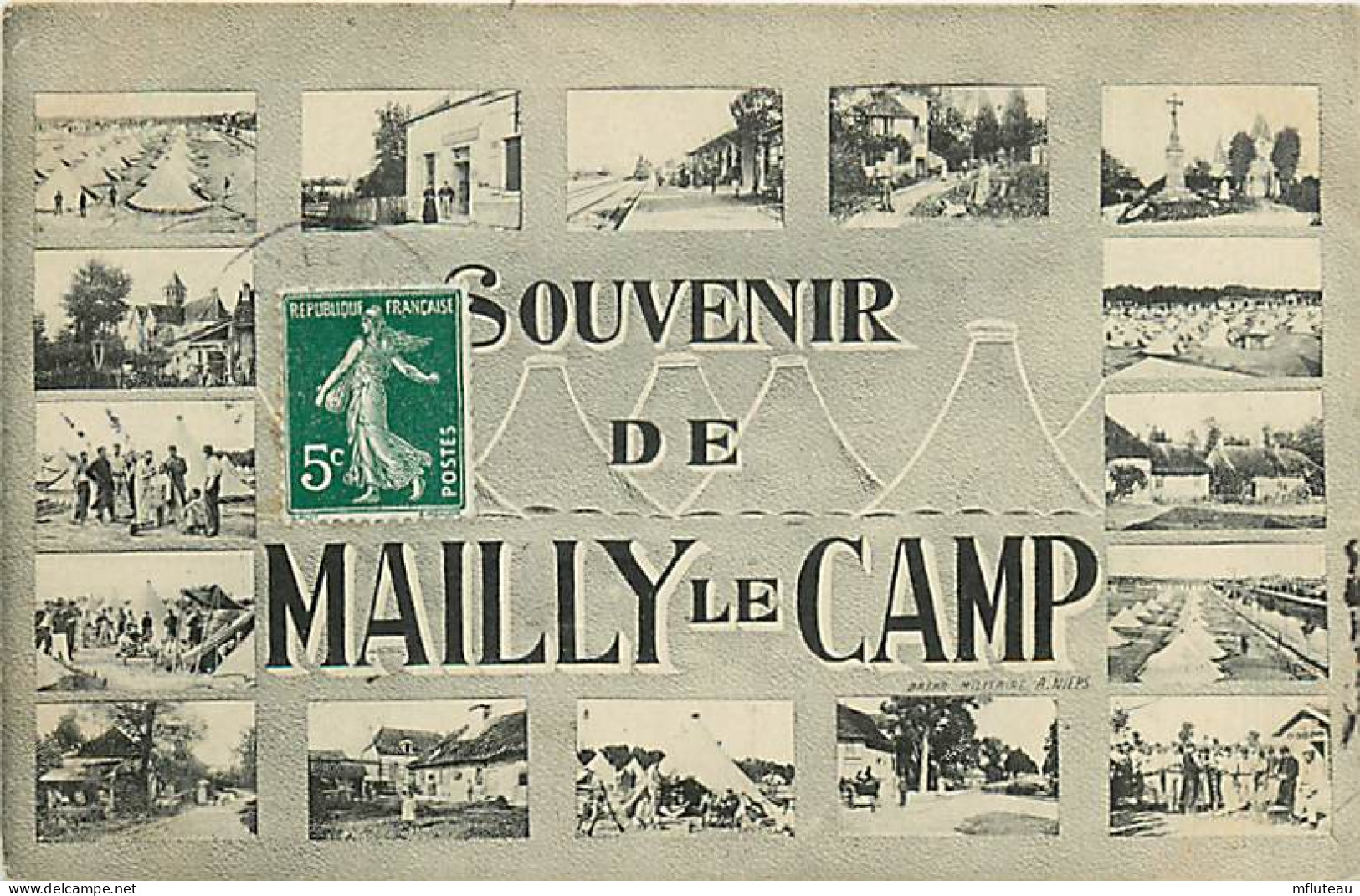 10* MAILLY LE CAMP  Souvenir   RL,0736 - Casernes