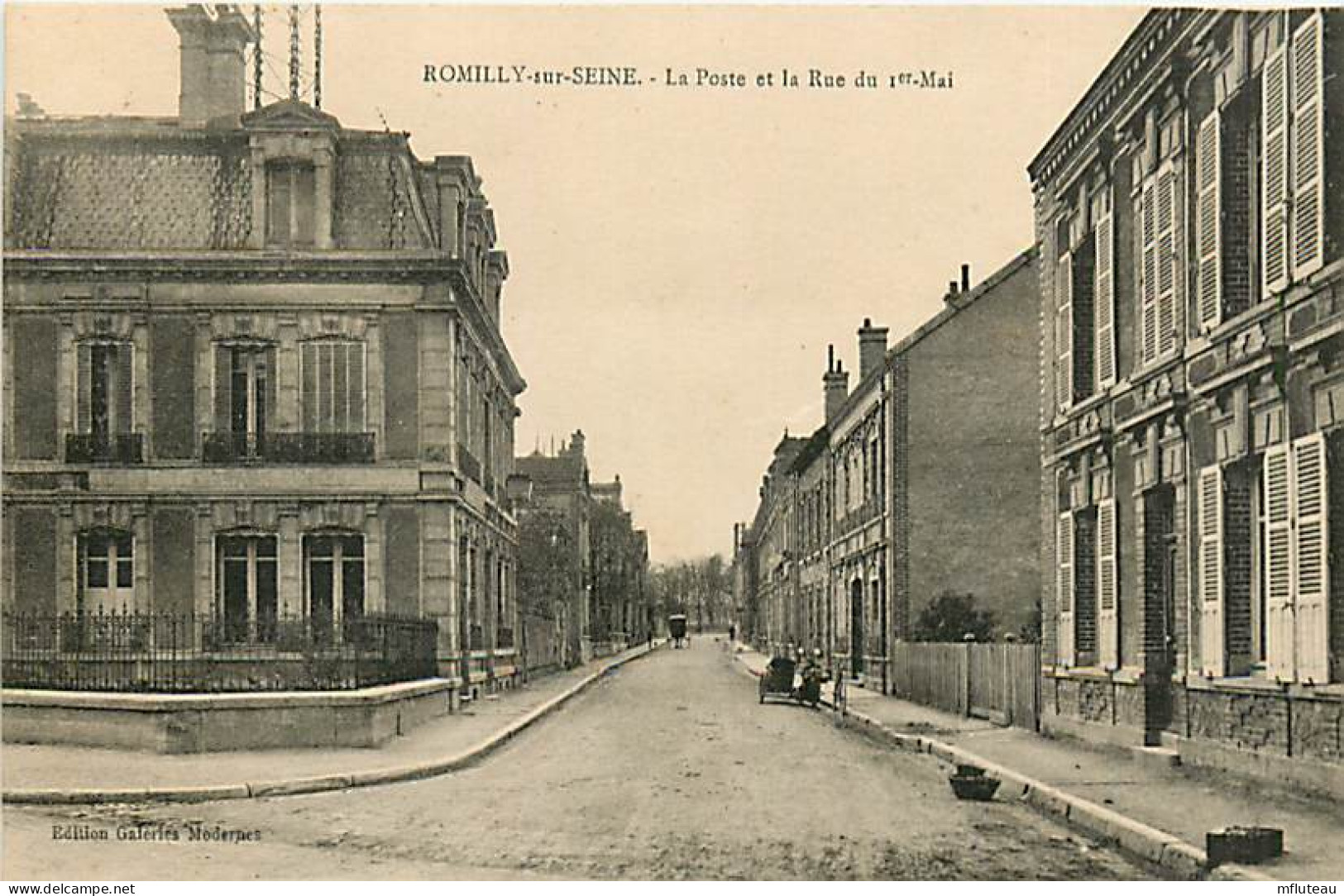 10* ROMILLY SUR SEINE  Poste  Rue Du 1er Mai    RL,0707 - Romilly-sur-Seine