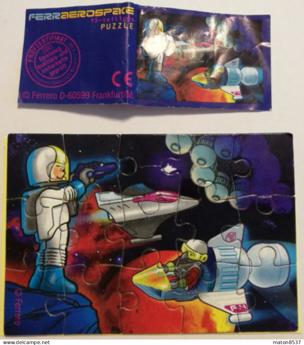 Kinder :  Ferraerospace 1996 - BPZ - Puzzles