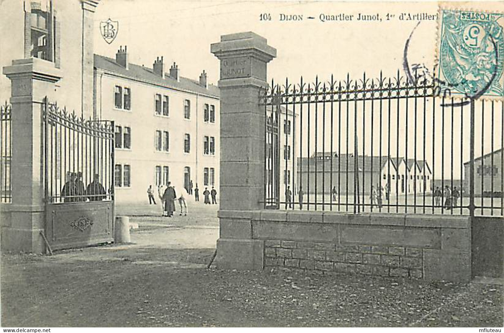 21* DIJON  Quartier Junot  1er Artillerie      RL02,0101 - Barracks