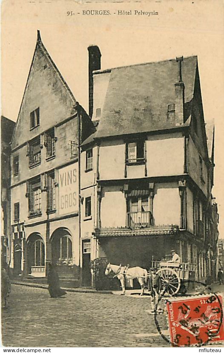 18* BOURGES Hotel Palvoysin    RL,1417 - Bourges