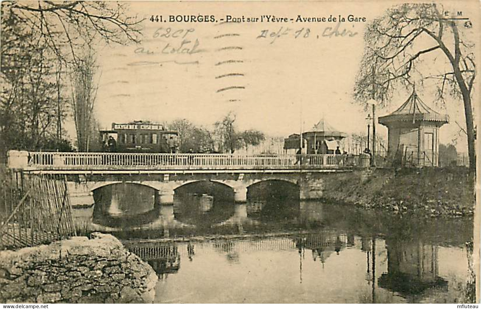 18* BOURGES Pont  Av De La Gare    RL,1412 - Bourges