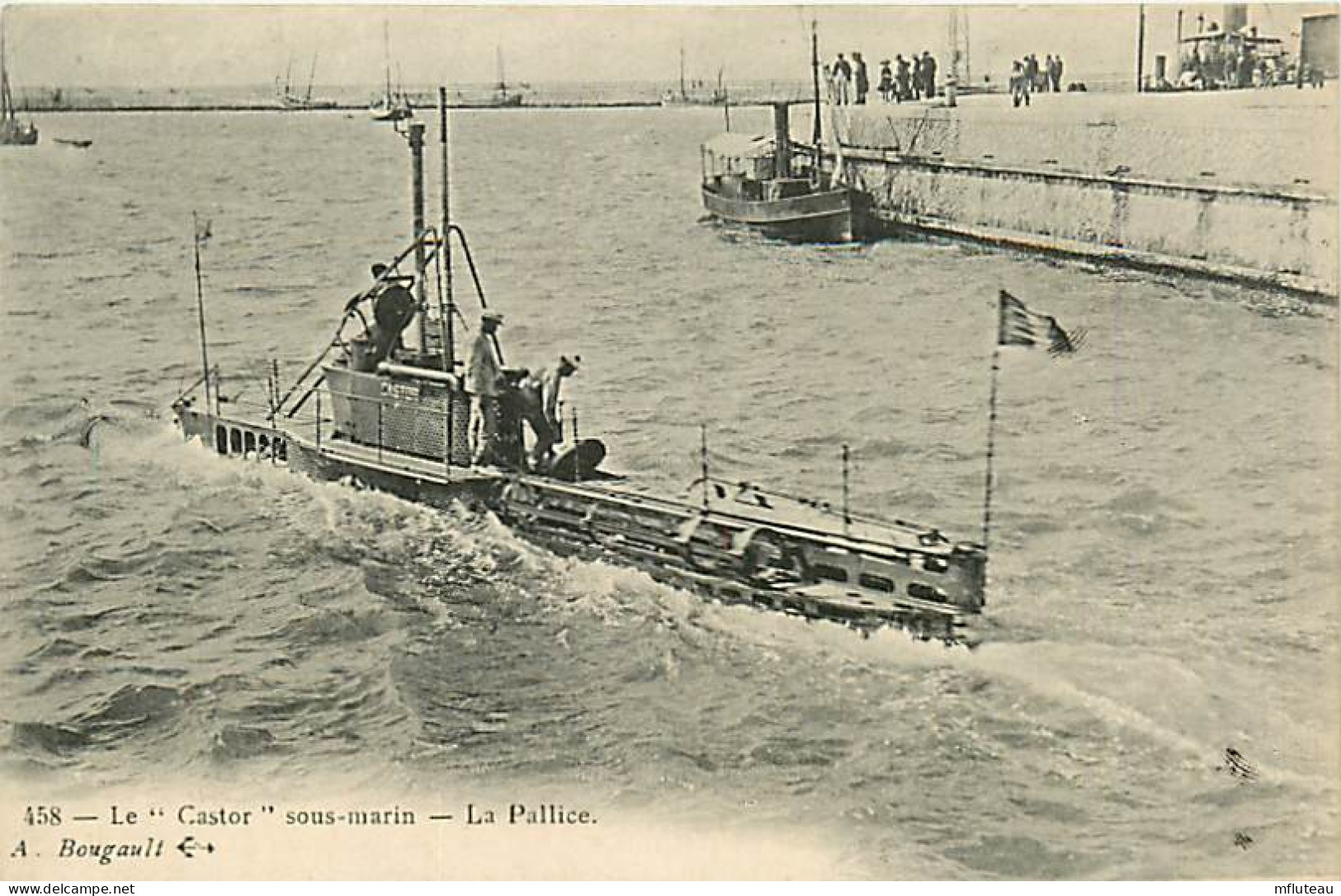 17* LA PALLICE Sous Marin « le Castor »  RL,1348 - La Rochelle