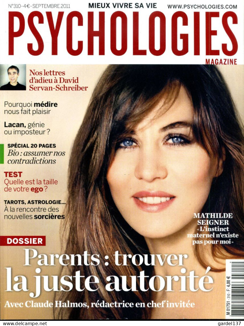 Psychologies Magazine N° 310 Mathilde Seigner - Geneeskunde & Gezondheid