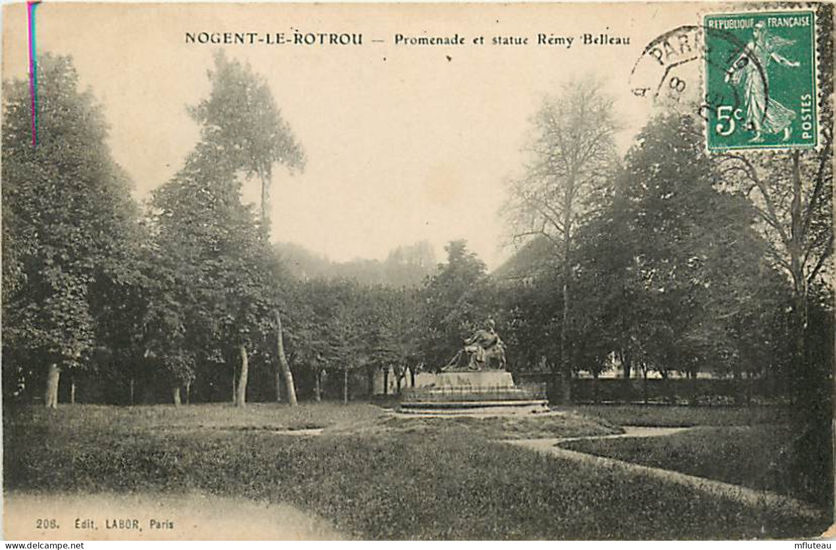 28* NOGENT LE ROTROU   Statue Belleau     RL02,0598 - Nogent Le Rotrou