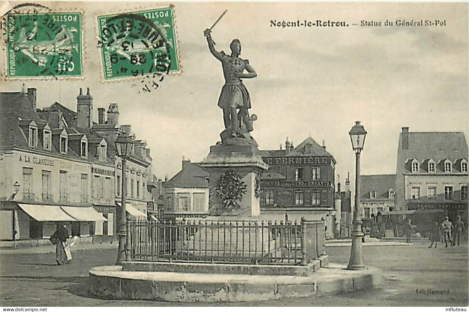 28* NOGENT LE ROTROU   Statue Gal St Pol    RL02,0576 - Nogent Le Rotrou