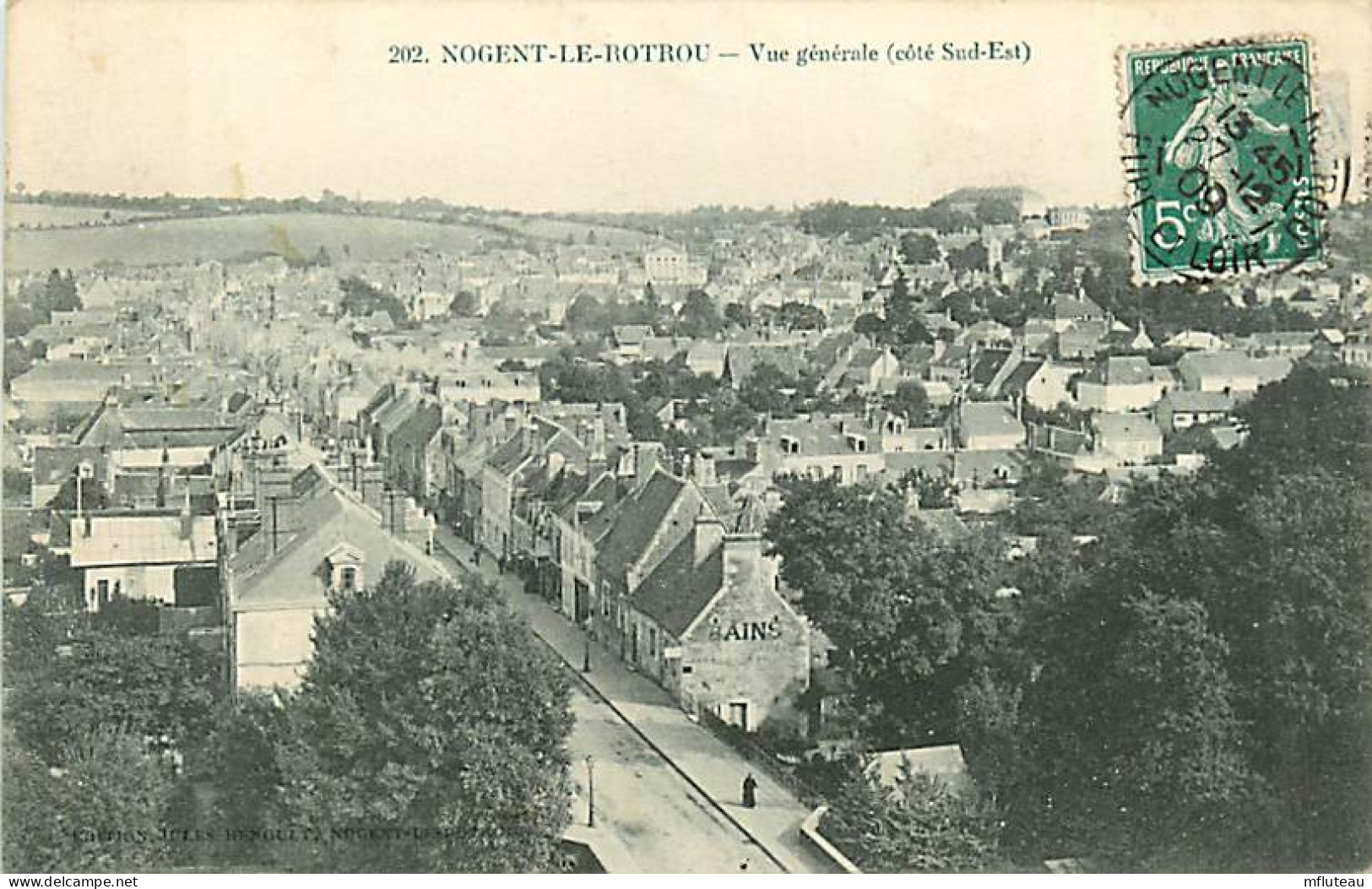 28* NOGENT LE ROTROU   Vue Generale  Cote Est     RL02,0568 - Nogent Le Rotrou