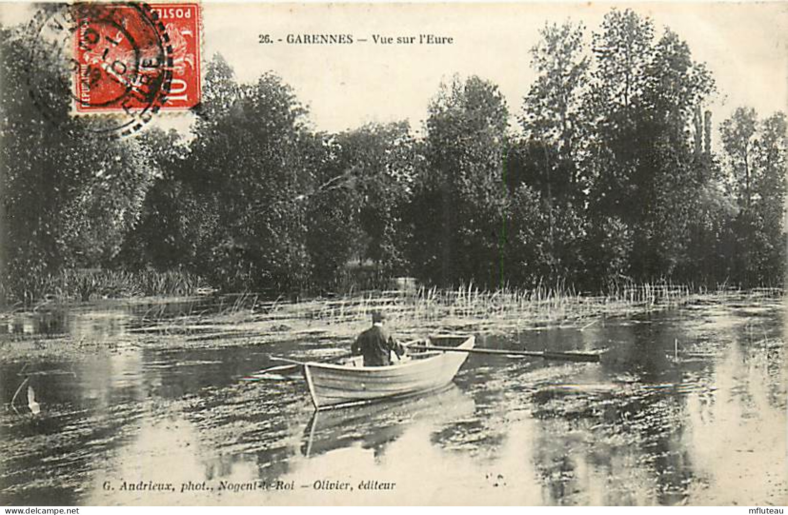 27* GARENNES  Vue Sur L Eure  - Barque     RL02,0396 - Autres & Non Classés