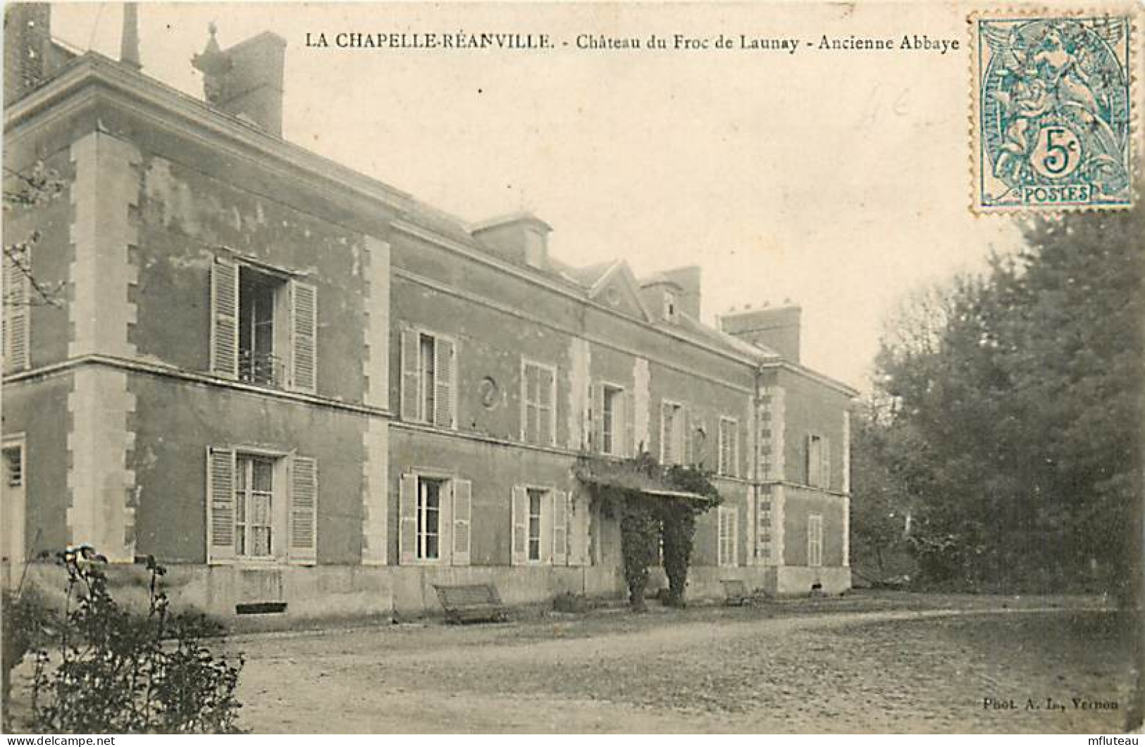 27* LA CHAPELLE REANVILLE Chateau  Du Froc De Launay     RL02,0377 - Andere & Zonder Classificatie