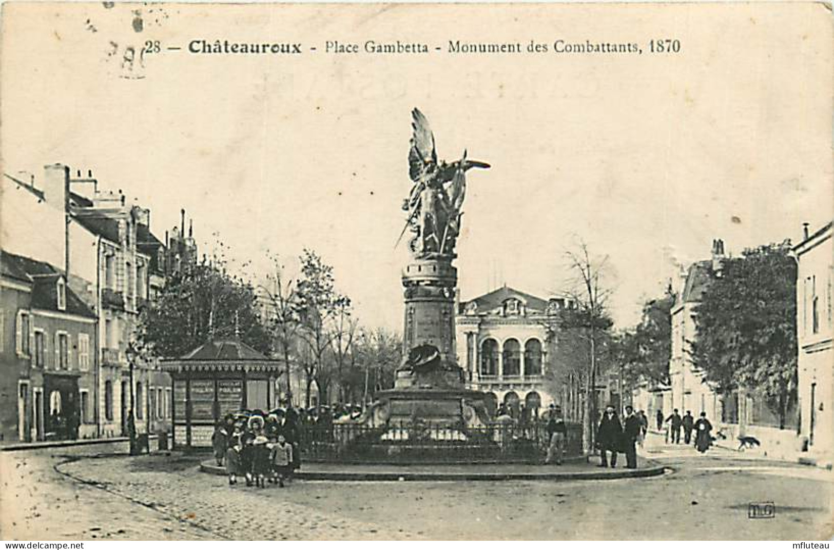 36* CHATEAUROUX Place Gambetta  Monument 1870   RL03,0133 - Chateauroux