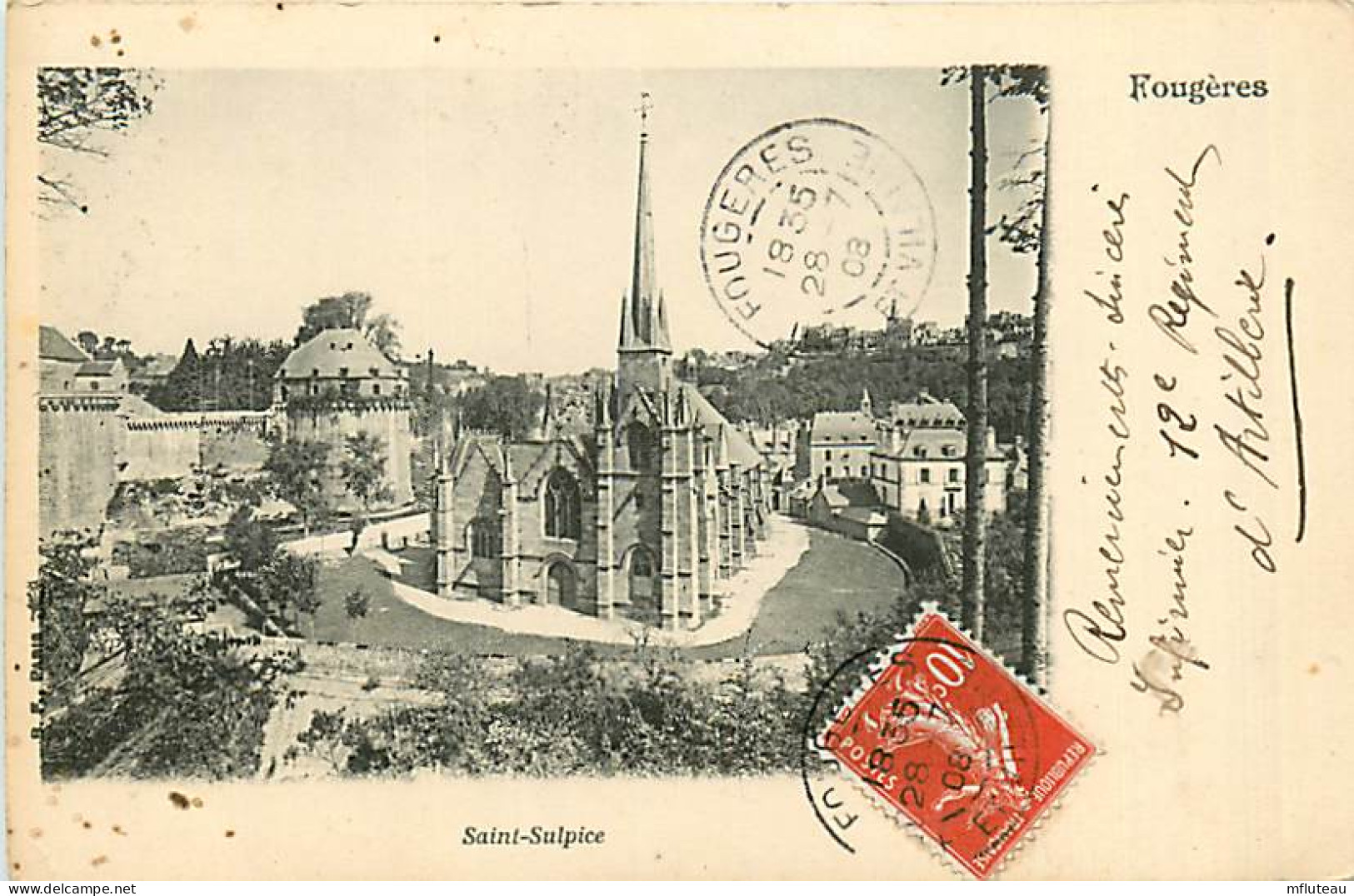 35* FOUGERES Eglise St Sulpice      RL02,1252 - Fougeres