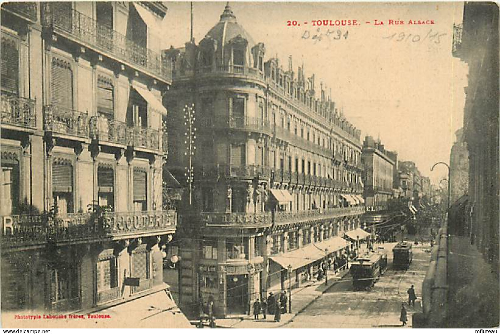 31* TOULOUSE  Rue Alsace  RL02,0971 - Toulouse