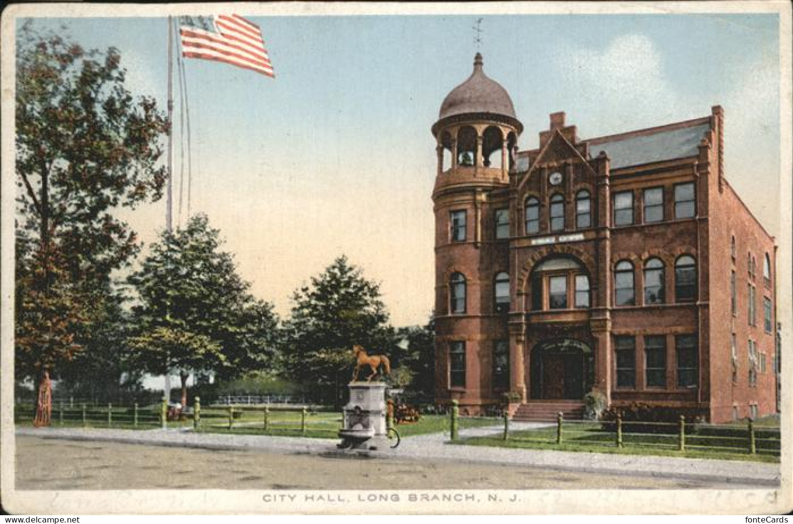 11491581 Long_Branch_New_Jersey City Hall Monument Flag - Sonstige & Ohne Zuordnung