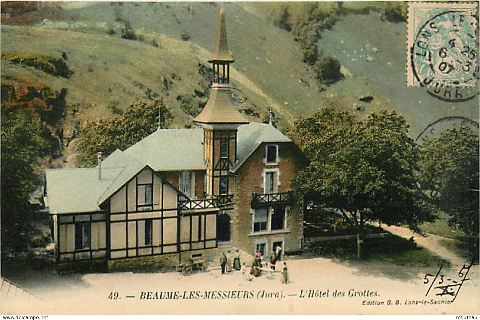 39* BEAUME LES MESSIEURS  Hotel Des Grottes     RL03,0315 - Baume-les-Messieurs