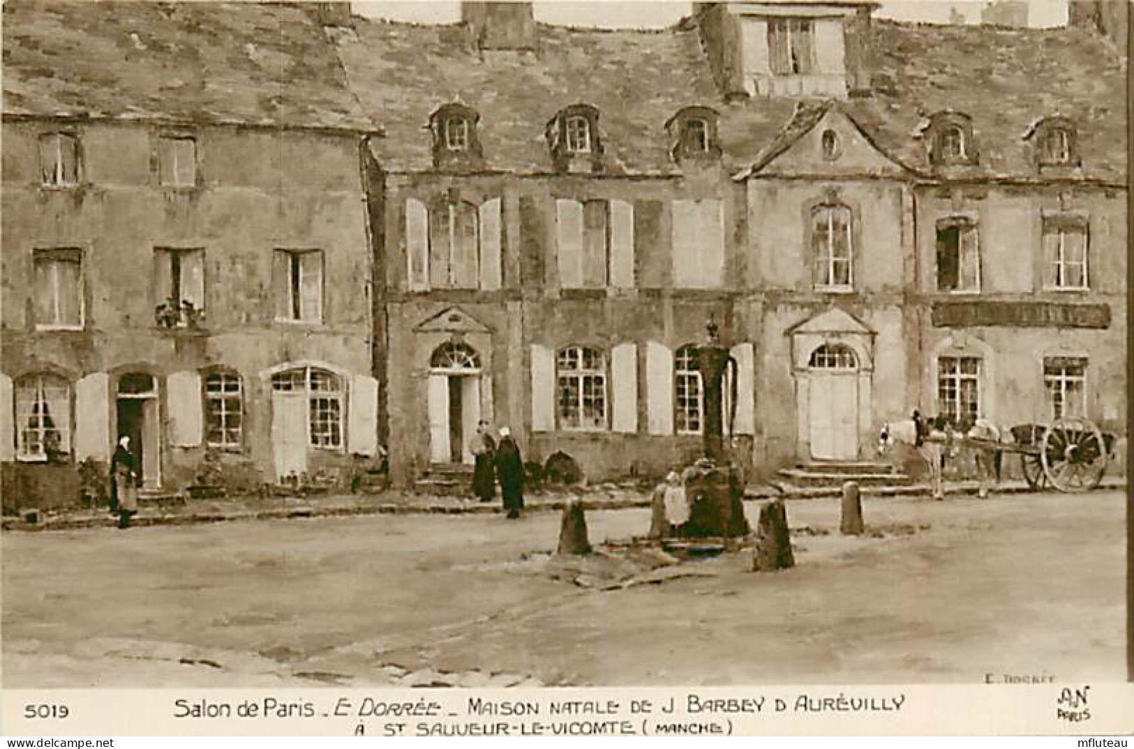 50* ST SAUVEUR LE  VICOMTE   Maison Barbey D Aurevilly  RL03,1265 - Saint Sauveur Le Vicomte