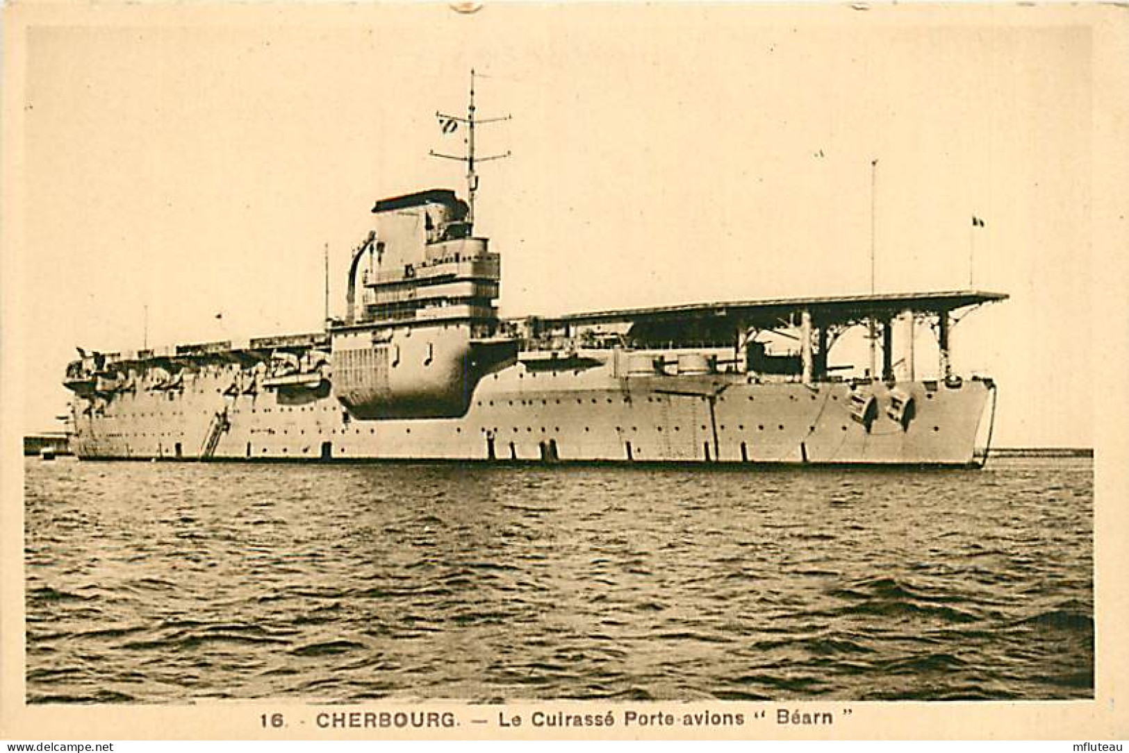 50* CHERBOURG Cuirasse Porte Avions « bearn »    RL03,1191 - Cherbourg