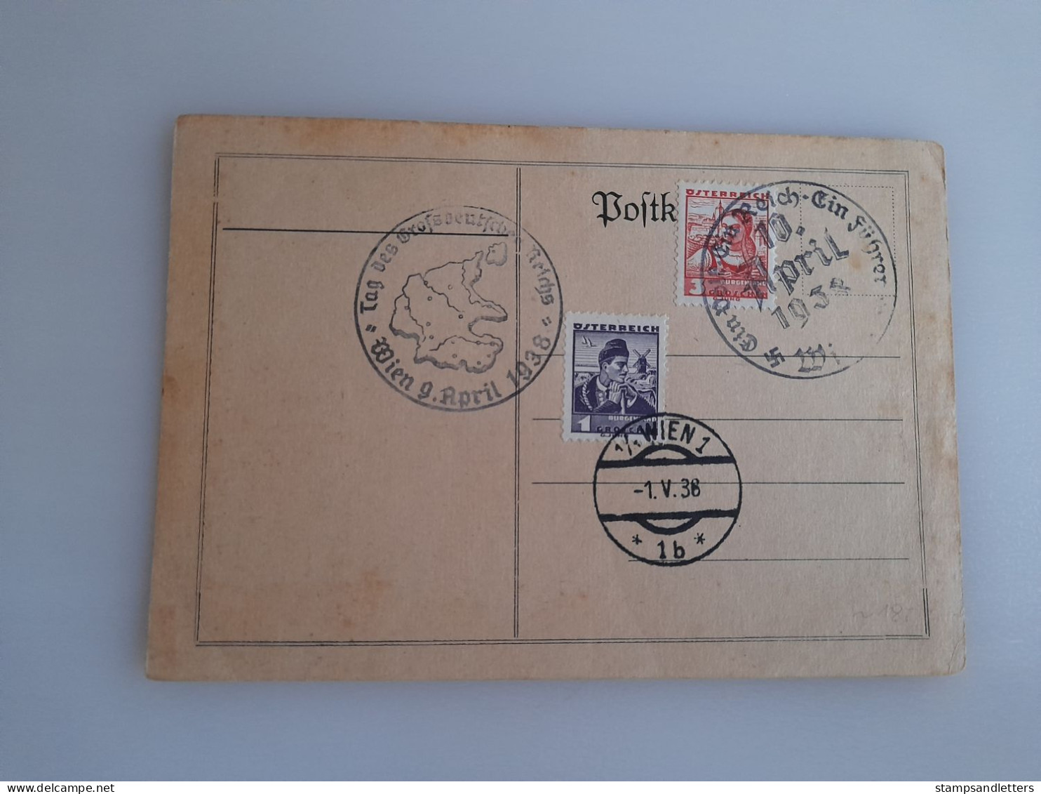 1938. Commemorative Cancellation. - Cartas & Documentos