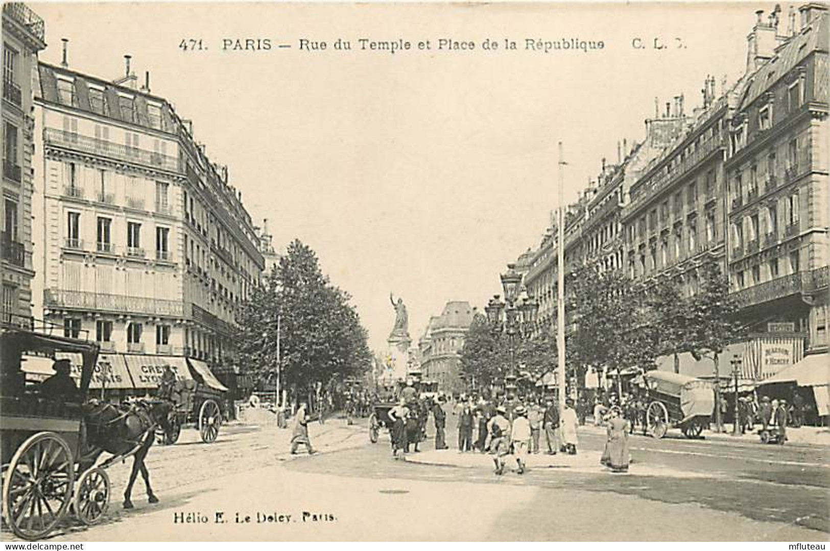 75* PARIS 3e   Rue Du Temple      RL04 .0400 - Arrondissement: 03