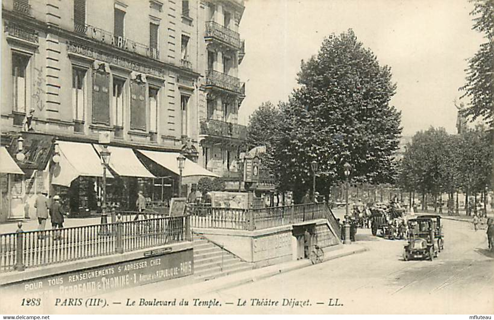 75* PARIS 3e  Bd De Temple  Theatre Dezajet    RL04 .0396 - Arrondissement: 03