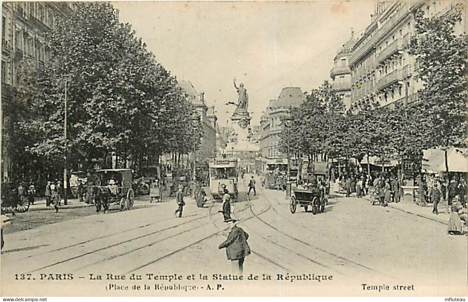 75* PARIS 3e   Rue Du Temple     RL04 .0390 - District 03