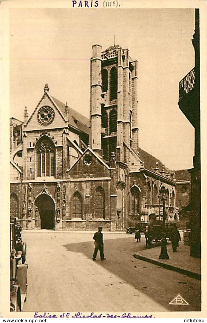 75* PARIS 3e  Eglise St Nicolas Des Champs    RL04 .0373 - Paris (03)