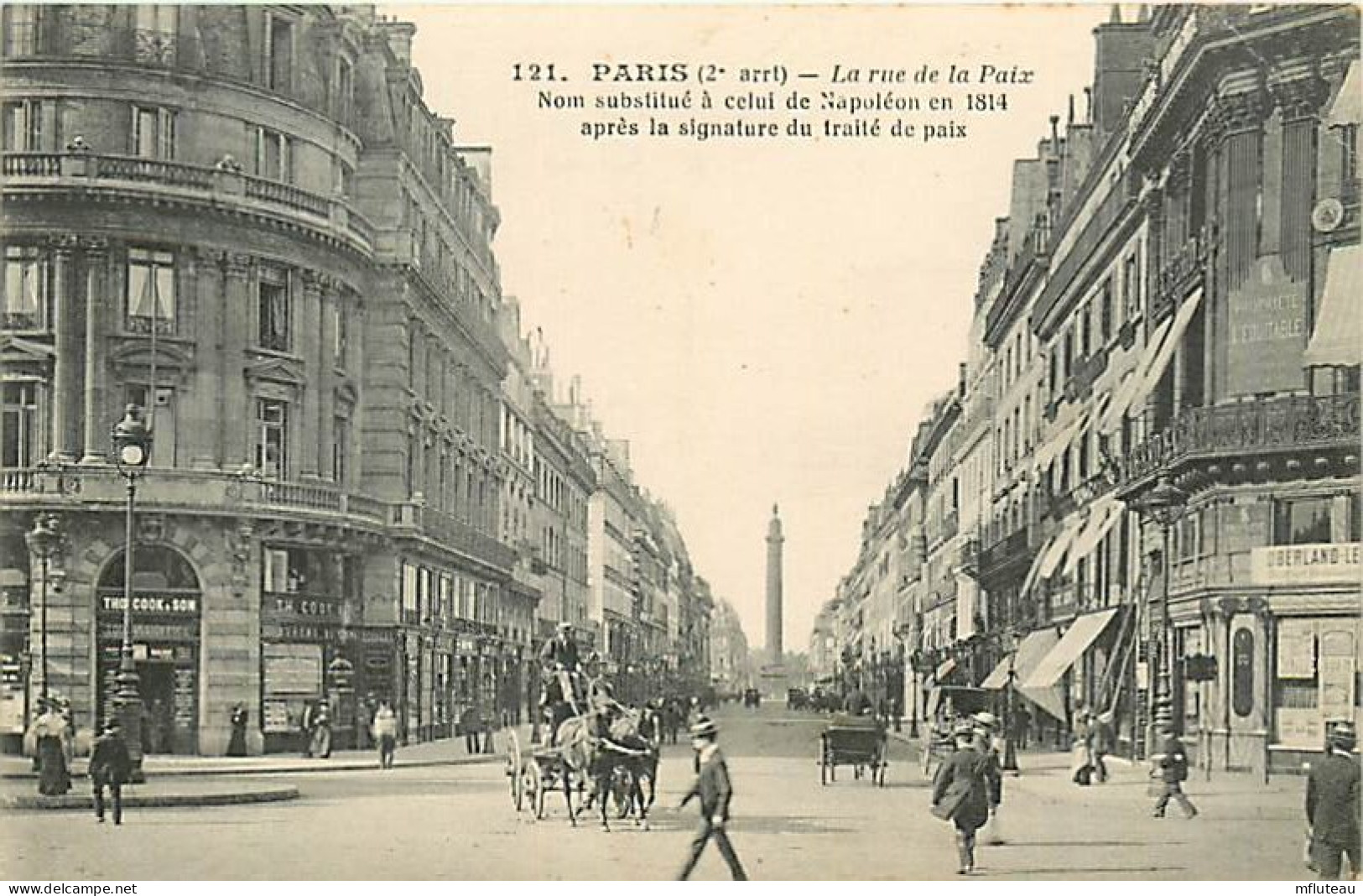 75* PARIS 2e   Rue De La Paix    RL04 .0309 - Distretto: 02