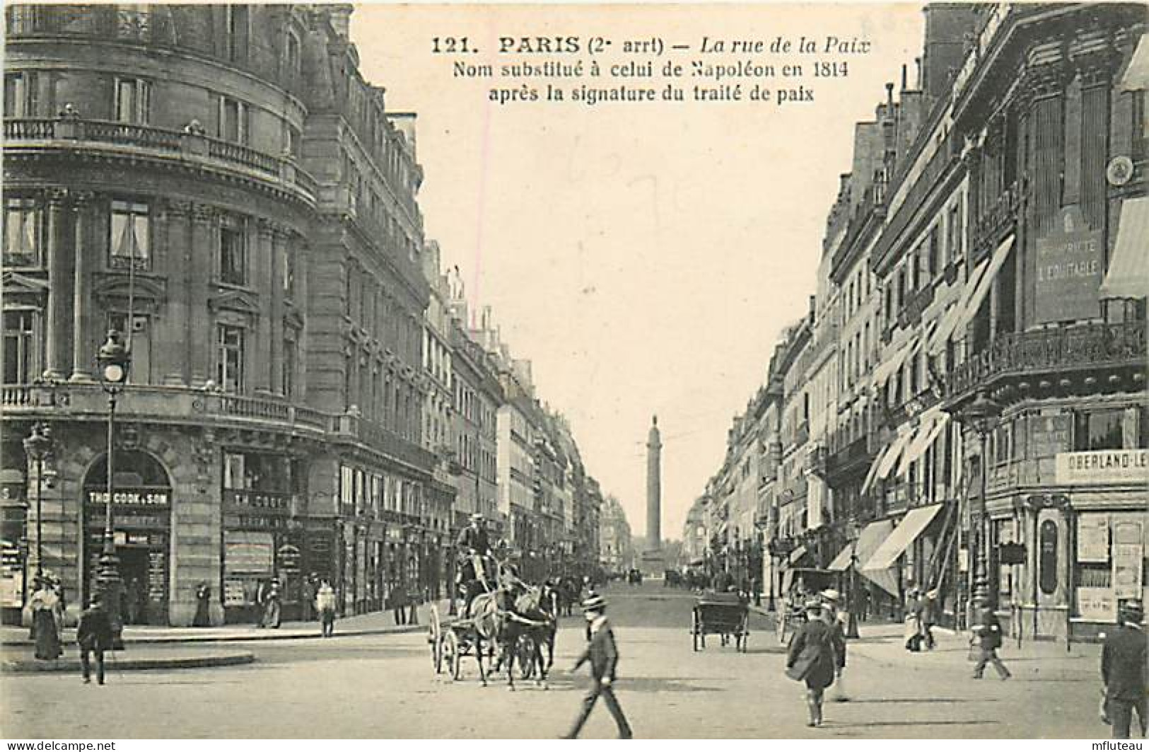 75* PARIS 2e  Rue De La Paix      RL04 .0295 - Paris (02)