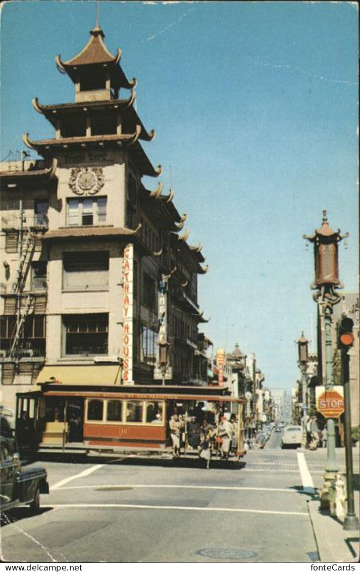 11491568 San_Francisco_California Chinatown Cable Car Grant Avenue - Other & Unclassified