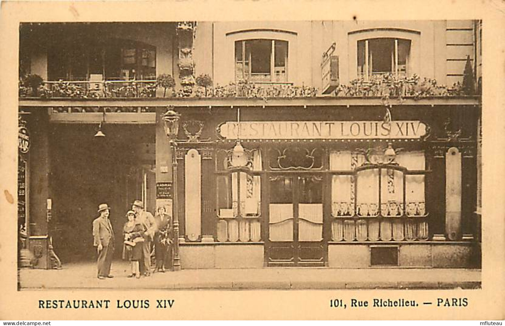 75* PARIS 2e  Restaurant LOUIS XIV  RL04 .0261 - District 02