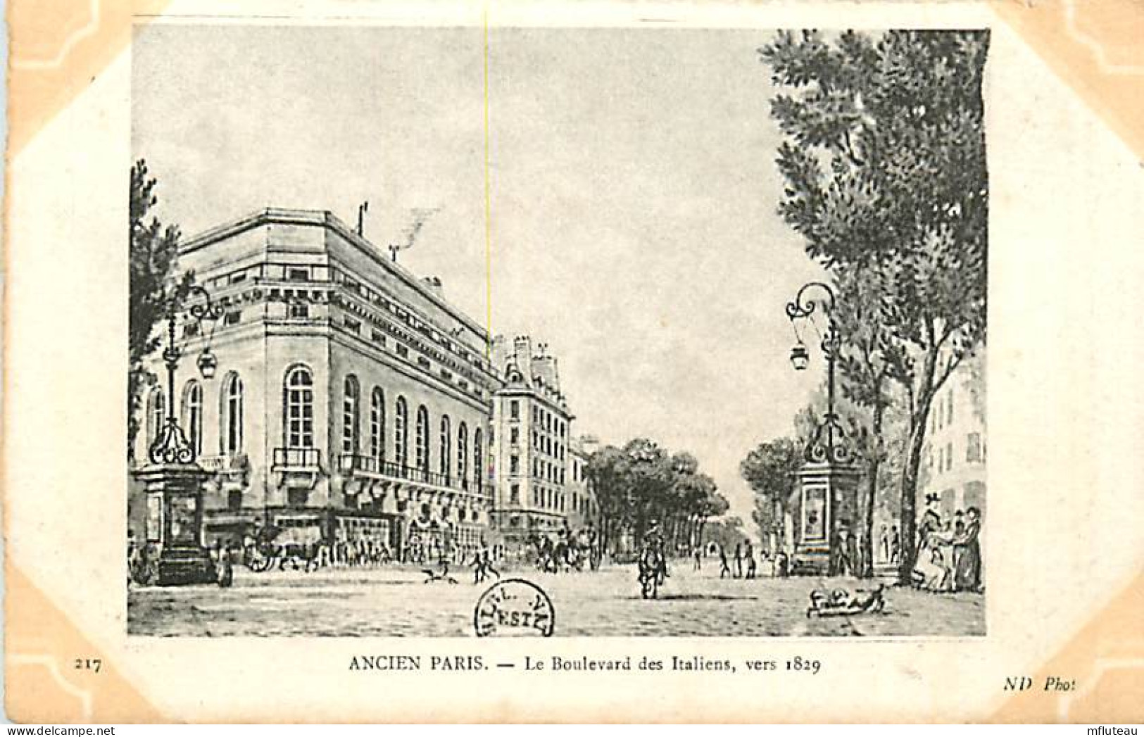 75* PARIS 2e  Ancien Paris Bd Des Italiens En 1829    RL04 .0217 - Arrondissement: 02