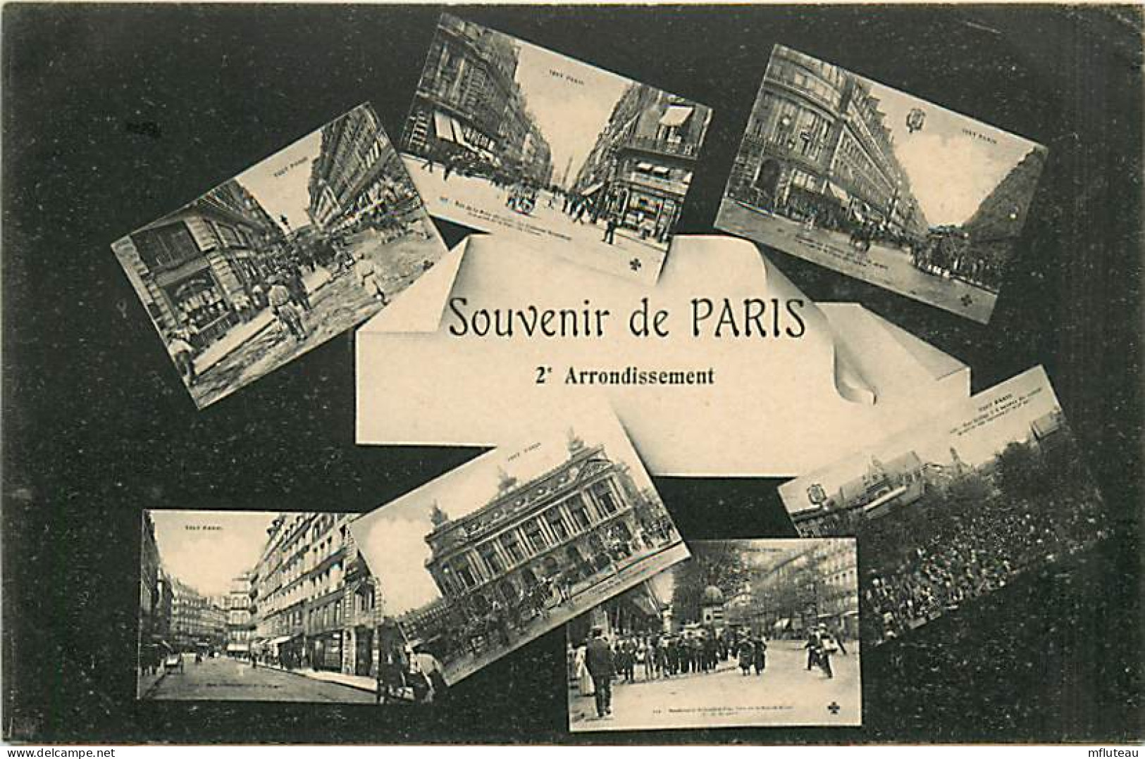 75* PARIS 2e   Souvenir Multivues   RL04 .0203 - Distretto: 02