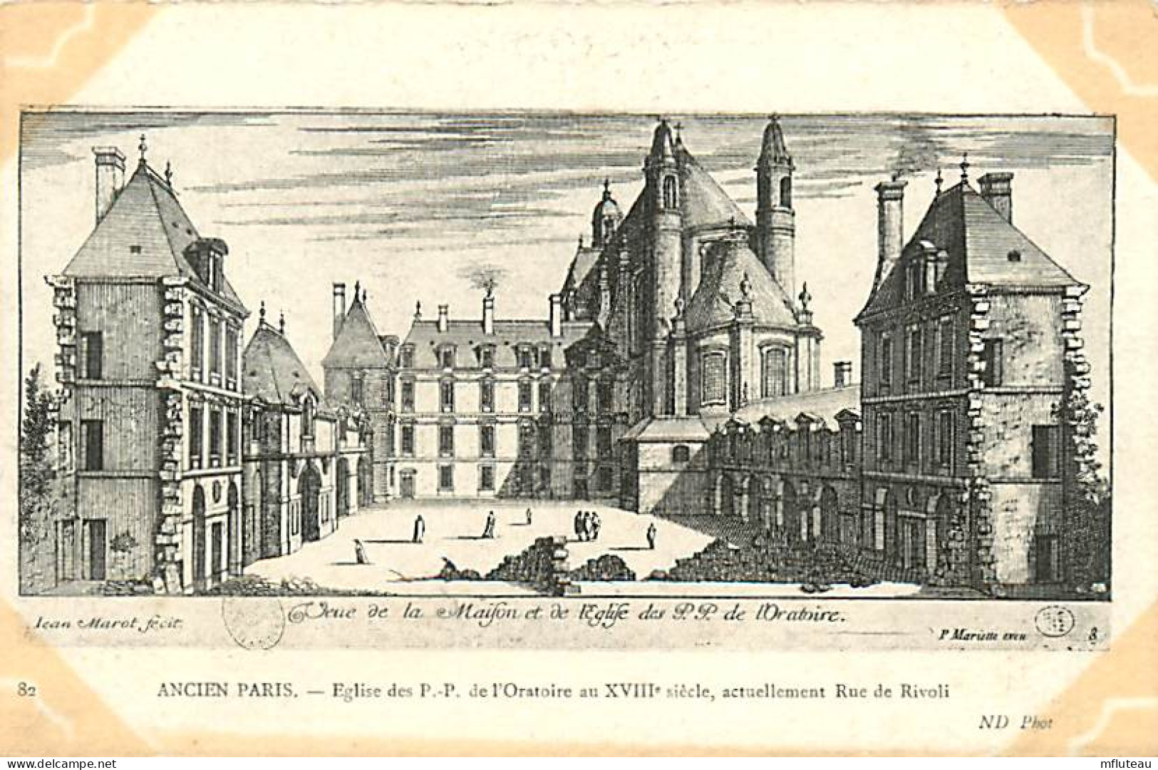 75* PARIS 1er   Ancien Paris  Eglise Des P.P. De L Oratoire Au XVIII    RL04 .0194 - Paris (01)