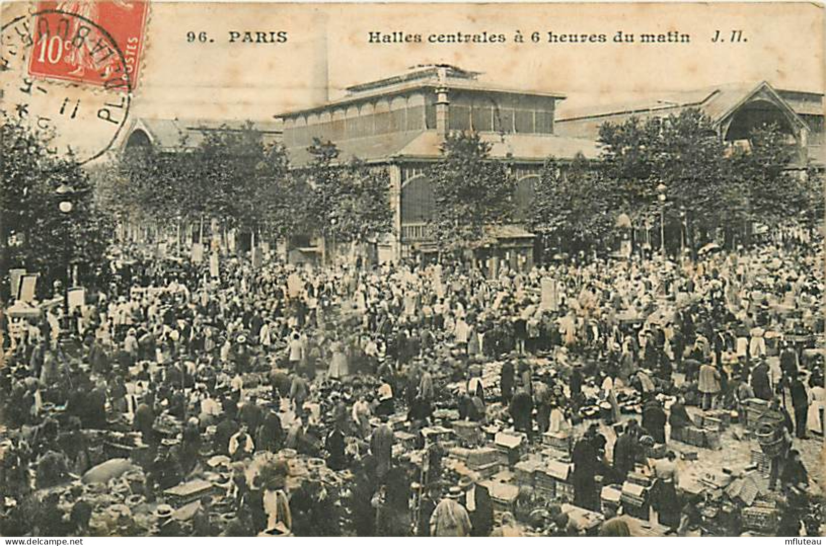 75* PARIS 1er   Les Halles A 6h Du Matin    RL04 .0177 - Distretto: 01