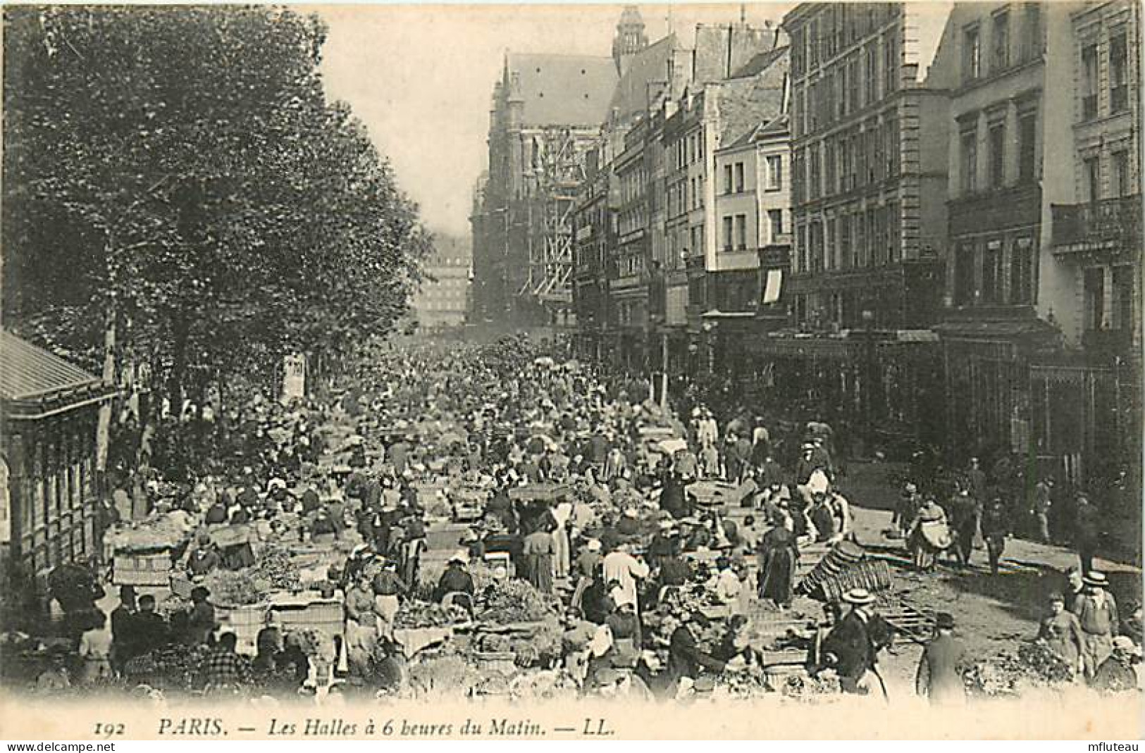 75* PARIS 1er   Les Halles A 6h Du Matin    RL04 .0176 - District 01