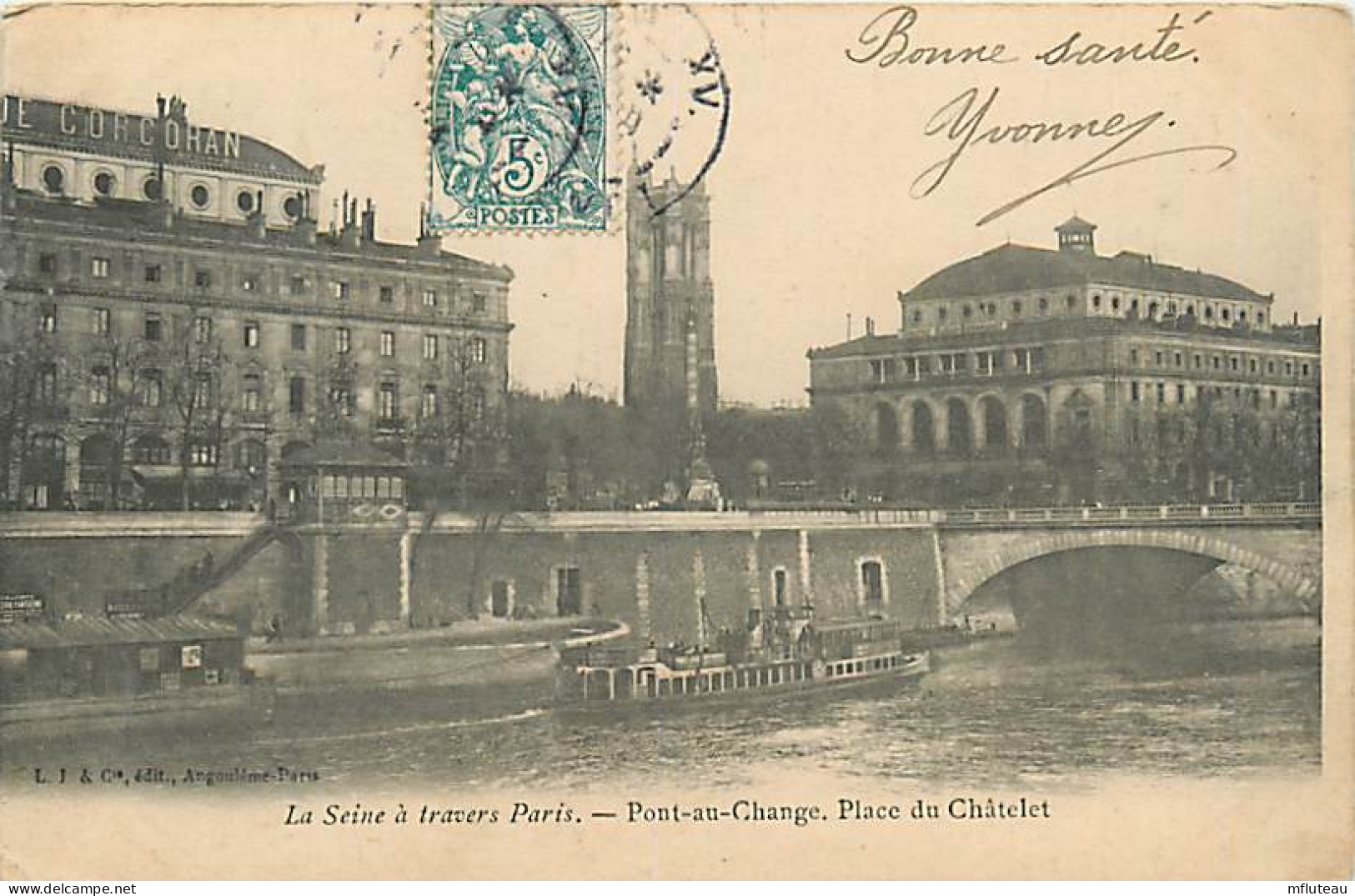 75* PARIS 1er   Pont Au Change    RL04 .0093 - Distrito: 01