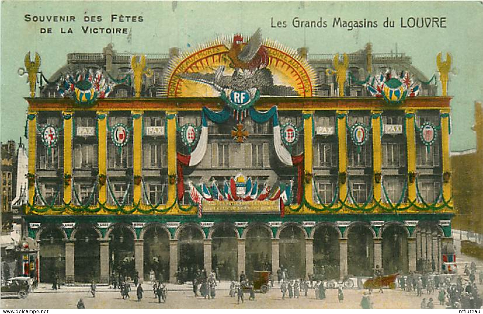 75* PARIS 1er   Magasins Du Louvre  Fetes Victoire   RL04 .0051 - Distrito: 01