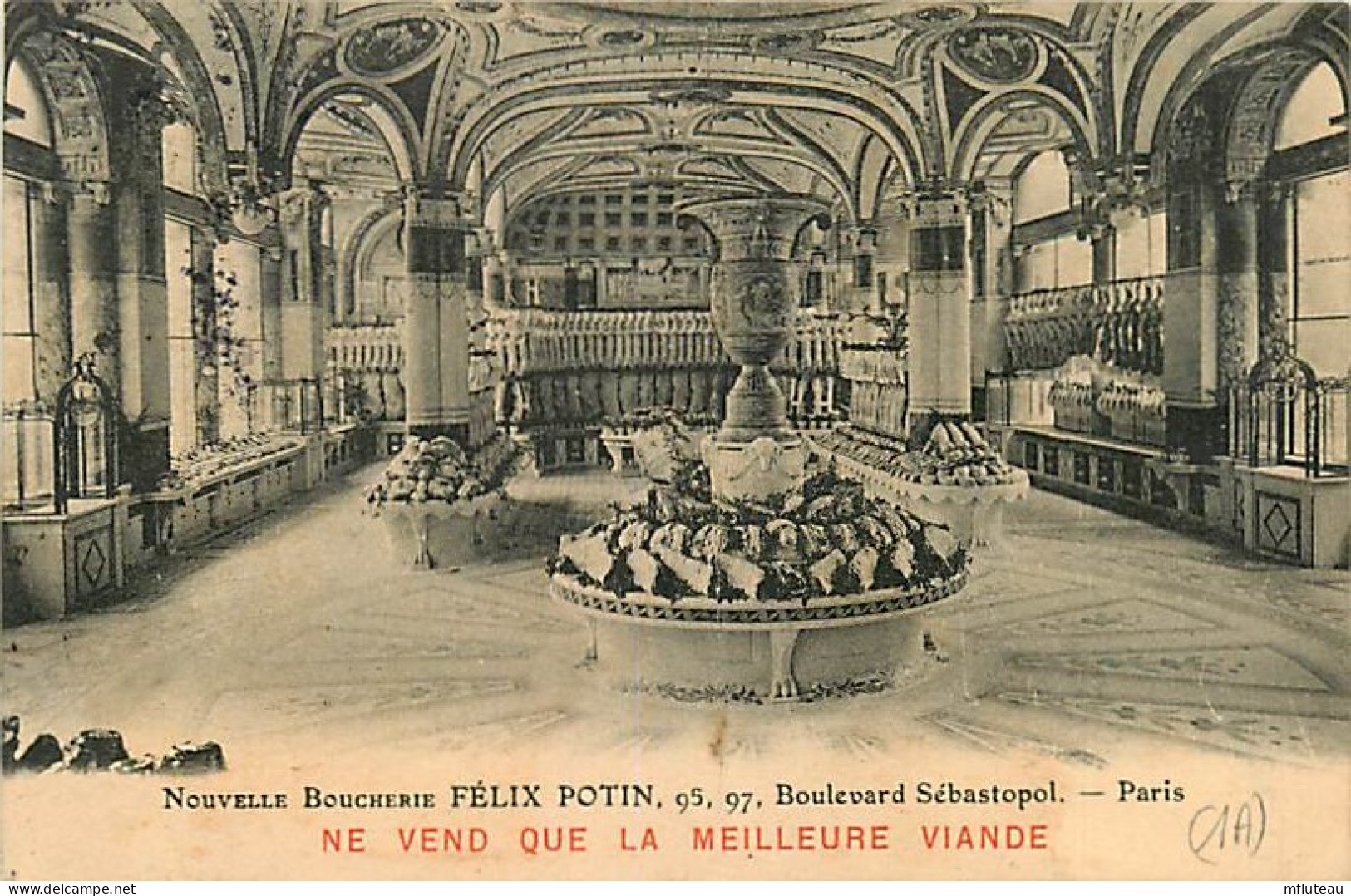 75* PARIS 1er   Boucherie Felix Potin  Bd Sebastopol  RL04 .0043 - Paris (01)