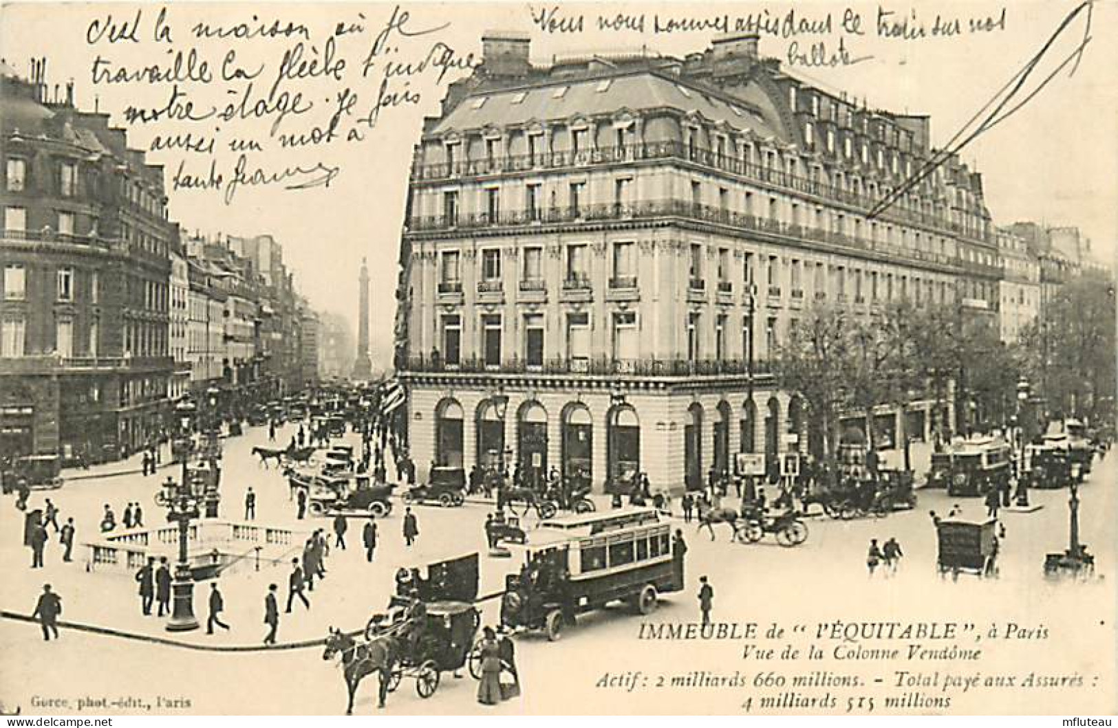 75* PARIS 1er   Immeuble De « l Equitable »    RL04 .0033 - Paris (01)