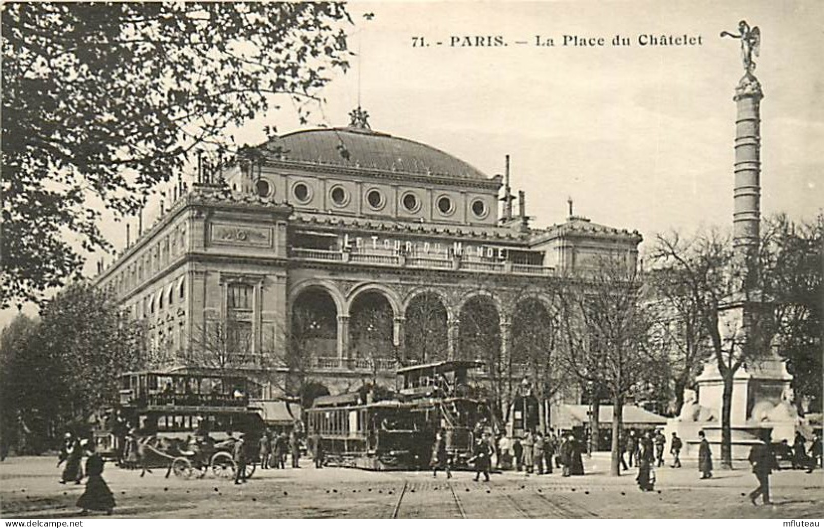 75* PARIS 1er -  Place Du Chatelet      RL04 .0027 - Arrondissement: 01