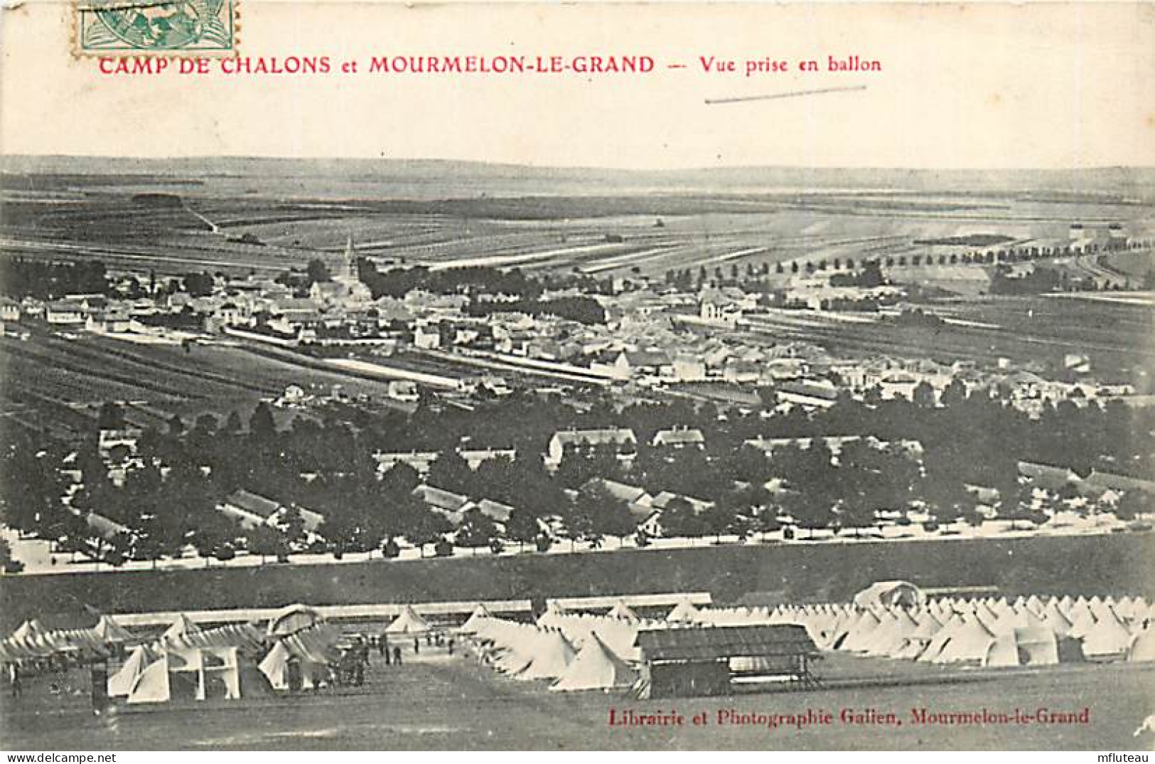51* MOURMELON LE GRAND  Vue Generale  Prise En Ballon   RL03,1476 - Camp De Châlons - Mourmelon