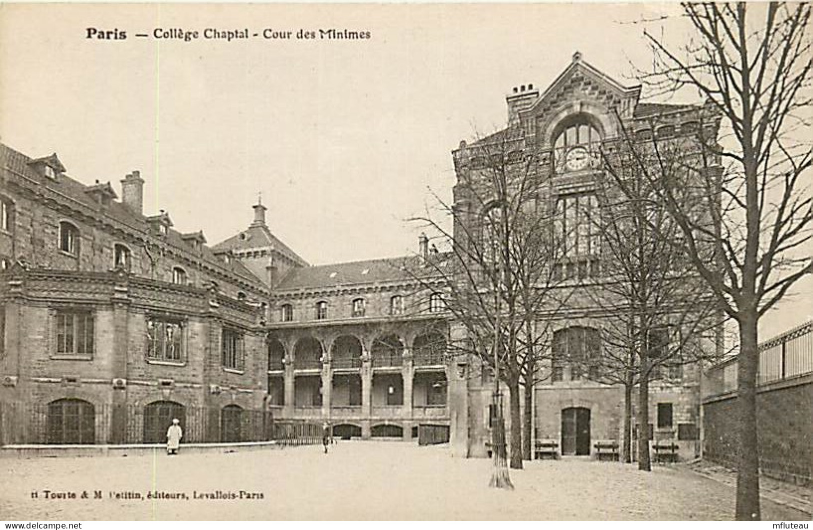 75* PARIS  8e   College Chaptal  Cour Des Minimes    RL04 .1043 - Distrito: 08