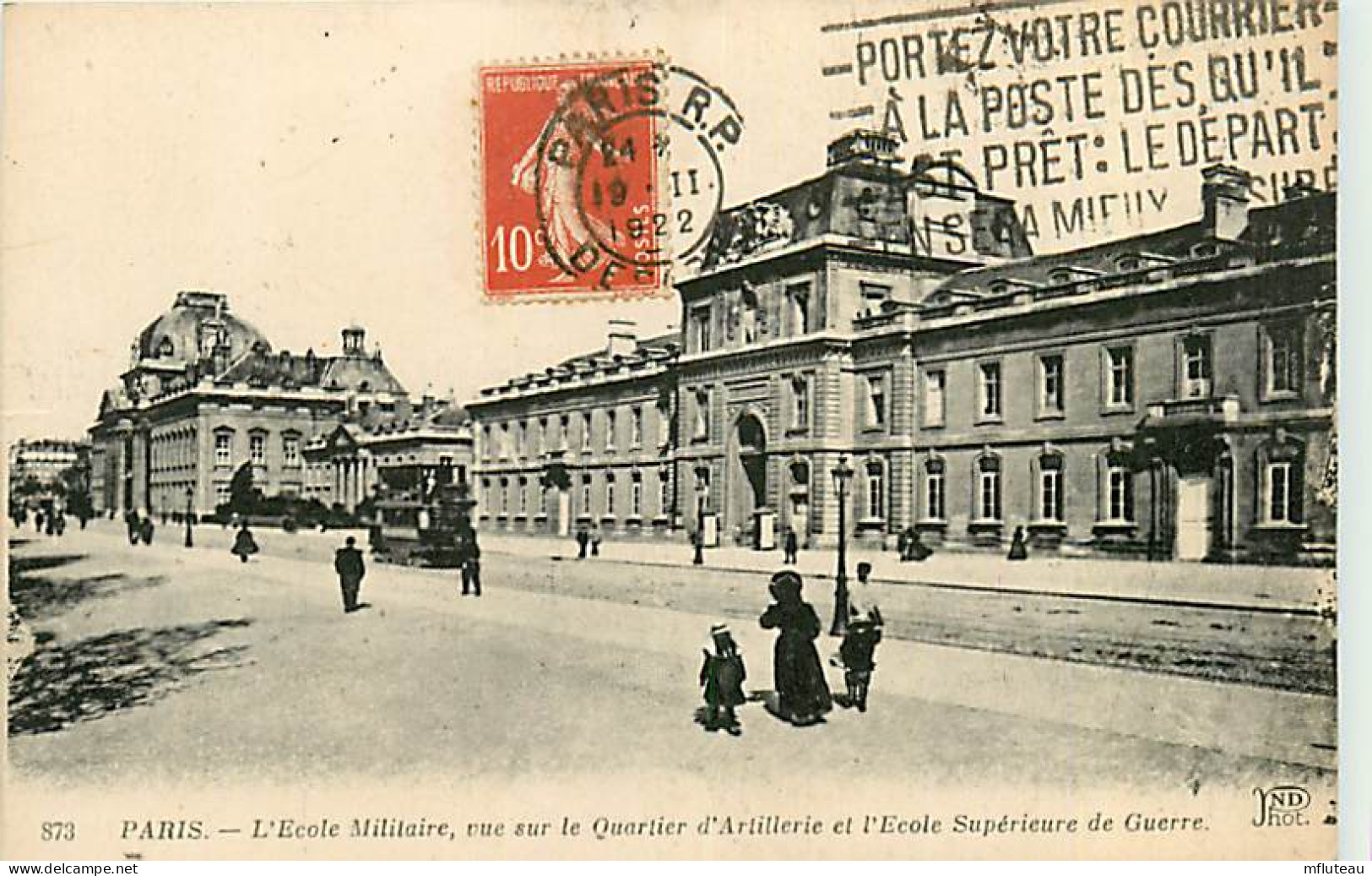 75* PARIS  7e   Ecole Militaire  Quartier Artillerie    RL04 .1023 - Barracks